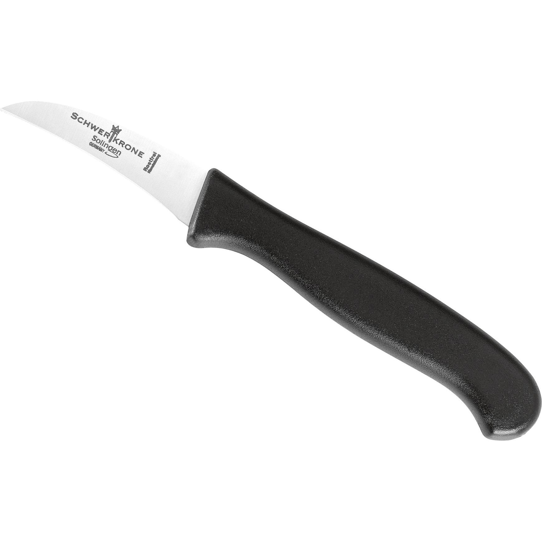 Schwertkrone Gemüsemesser Kst.griff gebogen, Küchenmesser