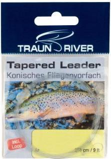 Immagine prodotto Traun River Leader conico di alta qualità - pesca come un professionista (2.80 kg, 0.16 mm)