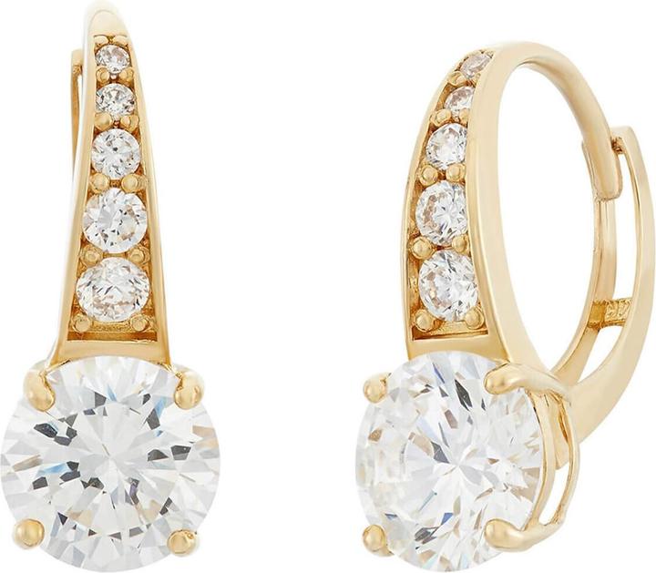 Image du produit JVD Boucles d'oreilles en or plaqué avec zircons clairs SVLE0974XH2GO00
