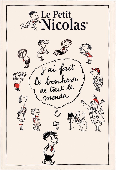 Produktbild Winkler geschirrtuch - petit nicolas le bonheur