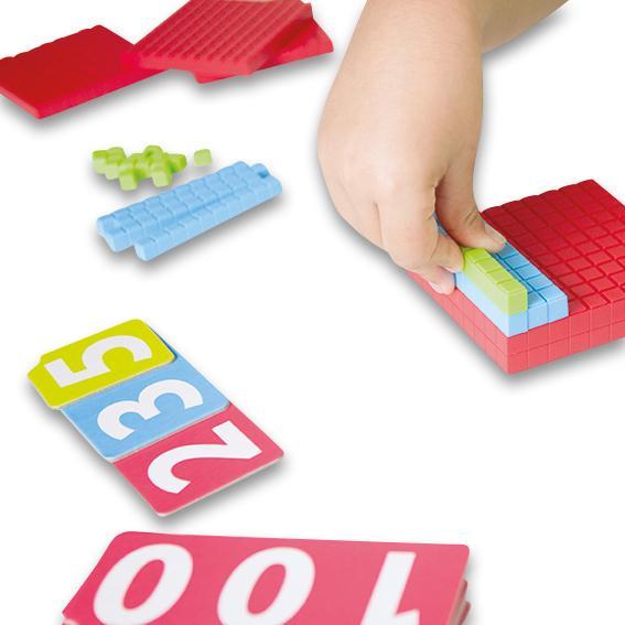 Actual product image Akros Interdidact Large Numbers - Basic Ten Learning Set (French)