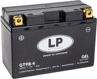 Actual product image Landport Motorbike battery AGM YT9B-BS 12V 8Ah (12 V, 8 Ah, 100 A)