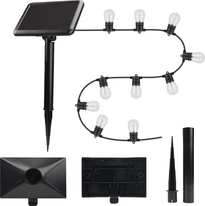 Actual product image Forever Light Solar Garland SUNARI FLS-60 7,5m 10 LED bulbs IP44 (IP44)