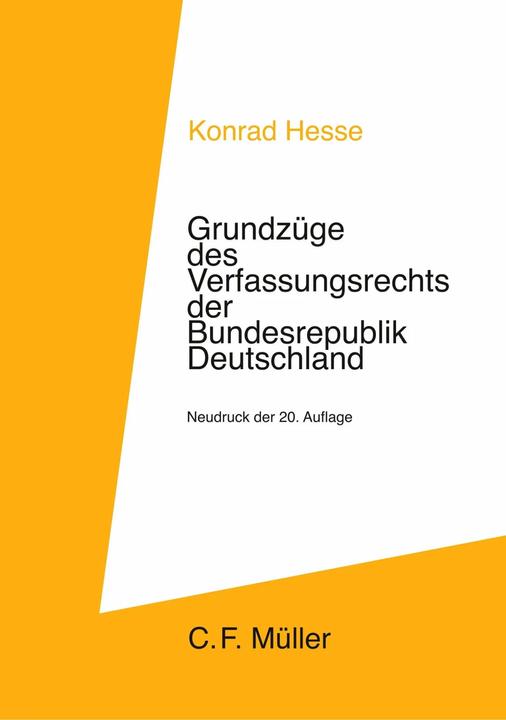 Produktbild Grundzüge des Verfassungsrechts der Bundesrepublik Deutschland (Deutsch, 1999)