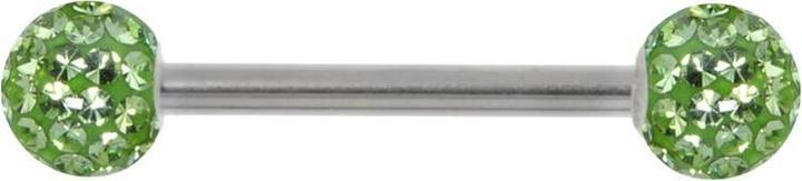 Immagine prodotto Bijouteria Piercing lingua (Acciaio inossidabile, Zirconia, Resina epossidica)