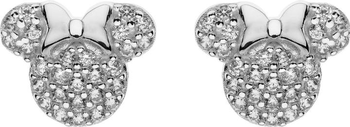 Disney Silver Minnie Mouse stud earrings with zircons ES00049SZWL.CS