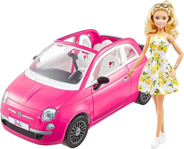 Barbie Fiat convertible incl. doll