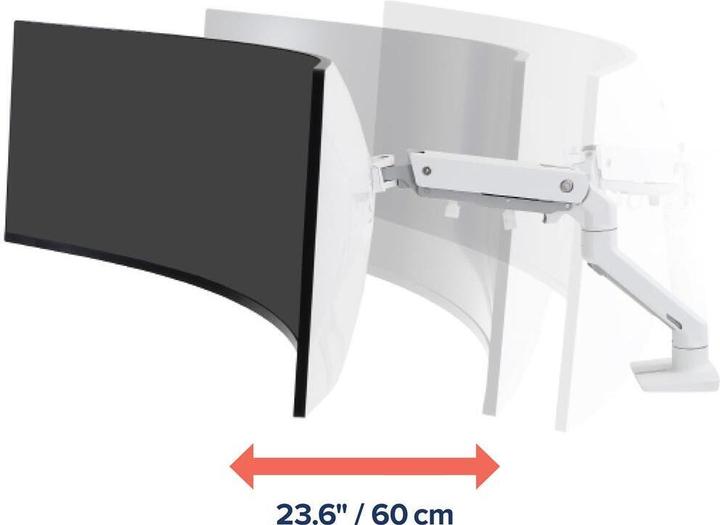 Actual product image Ergotron Hx Desk Monitor Arm (Table, 49", 19.05 kg)