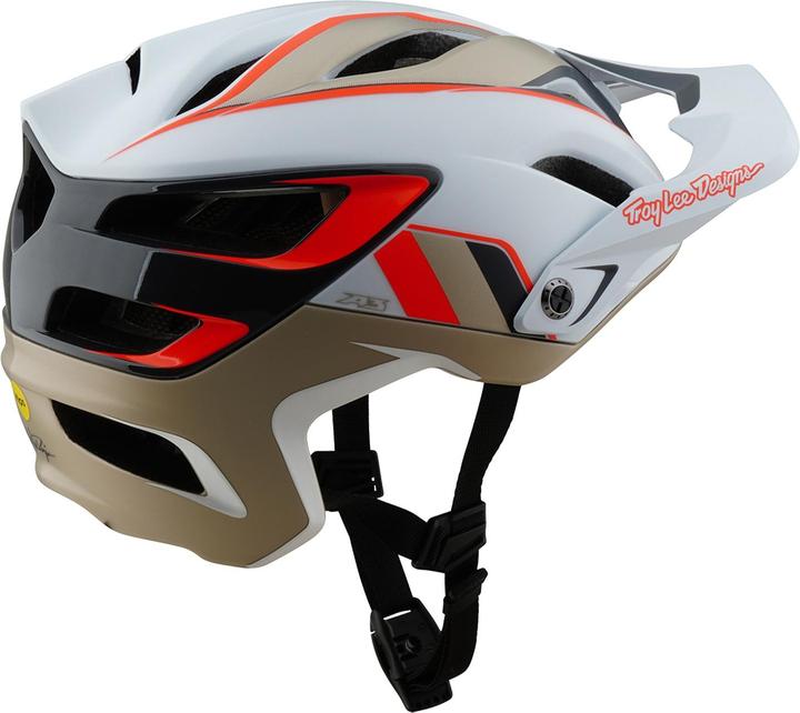 Actual product image Troy Lee Designs A3 MIPS Helmet, Intake, white, XS/S | 53-56cm (53 - 56 cm)