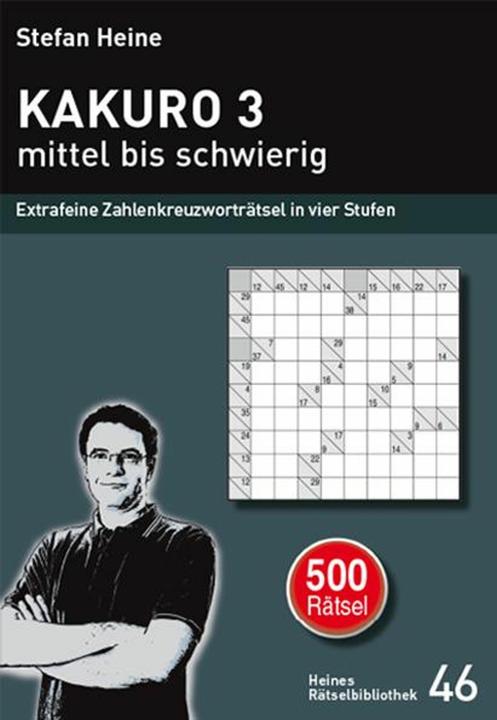 Produktbild KAKURO 3 - mittel bis schwierig (Deutsch, Stefan Heine, 2017)