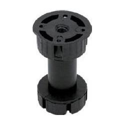 Thumbnail - No Name, Tischbeine + Tischgestell, LEG FURNI REG 150-170 MM BLACK(100)