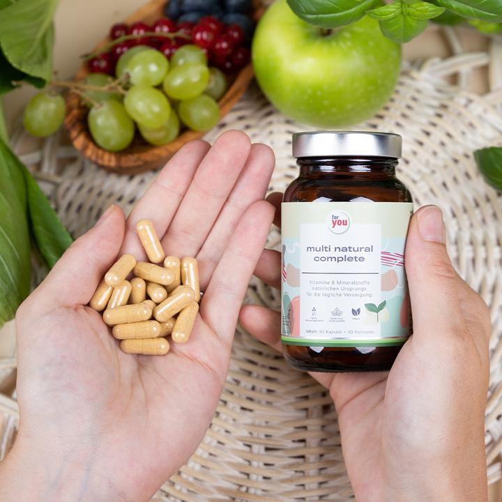 Produktbild For You multi natural complete (90 Stück, Kapseln, 54.70 g)