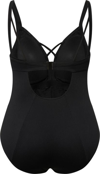 Produktbild Ulla Popken Badeanzug, Perlenband, Struktur, Softschalen, Zierbänder (42)