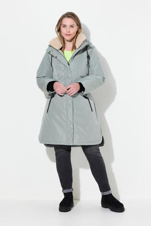 Produktbild Laurasøn Lange Funktionsjacke, Kapuze, 2-Wege-Zipper (XXL)