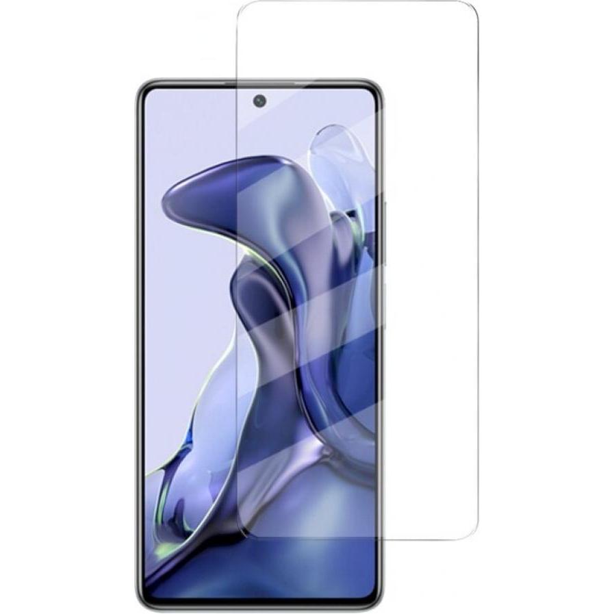 Screenguard Xiaomi 11T Panzerglas Schutzfolie Case Friendly Design (1 Stück, Xiaomi 11T), Smartphone Schutzfolie, Transp...