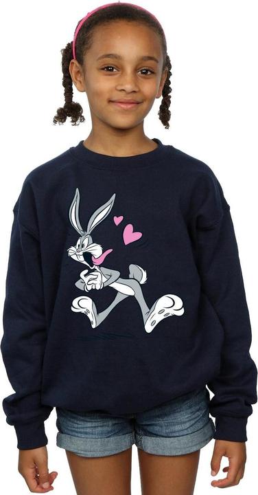 Produktbild Looney Tunes Bugs Bunny In Love Sweatshirt Mädchen (128)