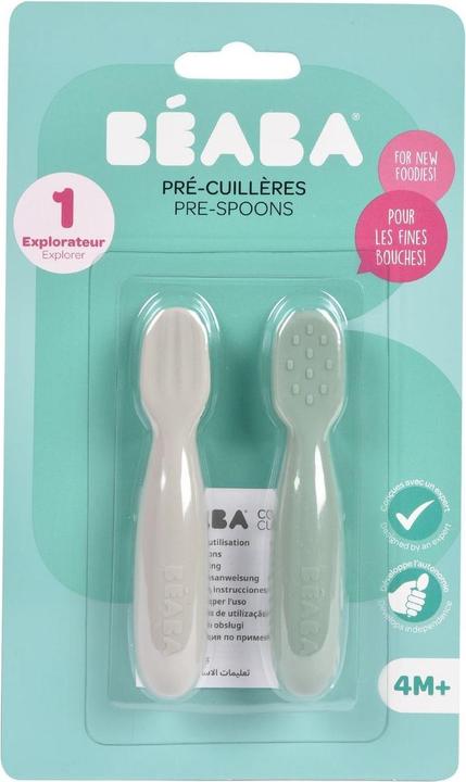 Immagine prodotto Beaba Cucchiaio didattico in silicone verde/grigio 2s