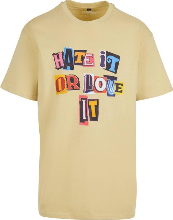 Actual product image Urban Classics Hate it or Love it Oversize Tee - 119383 (L)