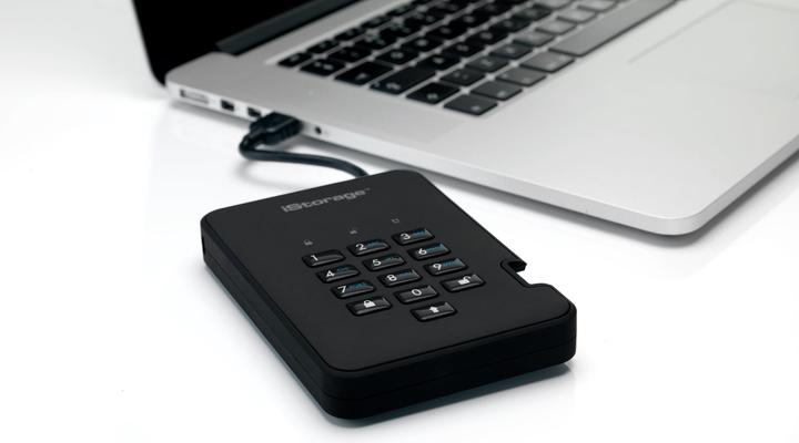 Produktbild iStorage diskAshur2 SSD 16TB - Black (16 TB)