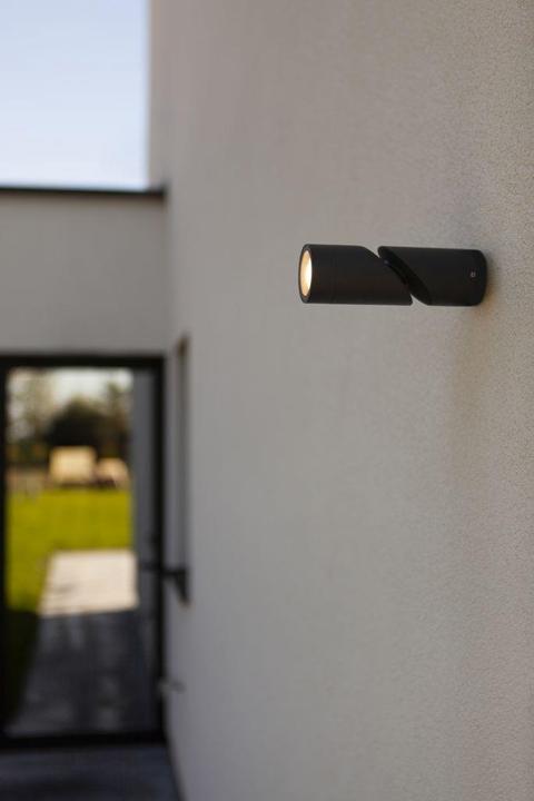 Image du produit Lutec Wall Light Tubon Gu10 Ip54 Dark Grey