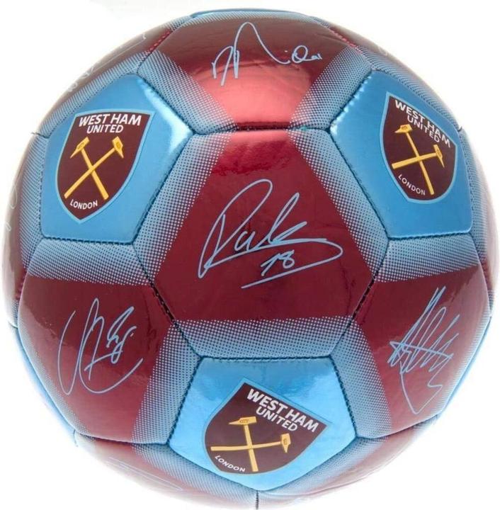 Produktbild West Ham United FC mit Unterschriften Fussball (5)