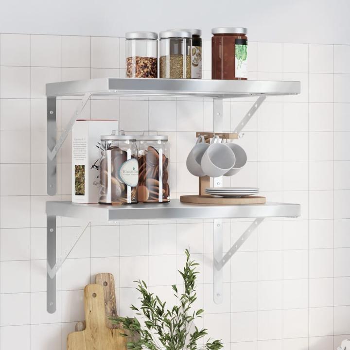 Immagine prodotto vidaXL Mensole a muro 2 pezzi. Nobile (50 x 40 x 3 cm)