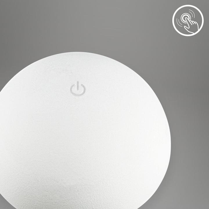 Actual product image Briloner Rechargeable LED table lamp, white, LED/2W (140 lm)