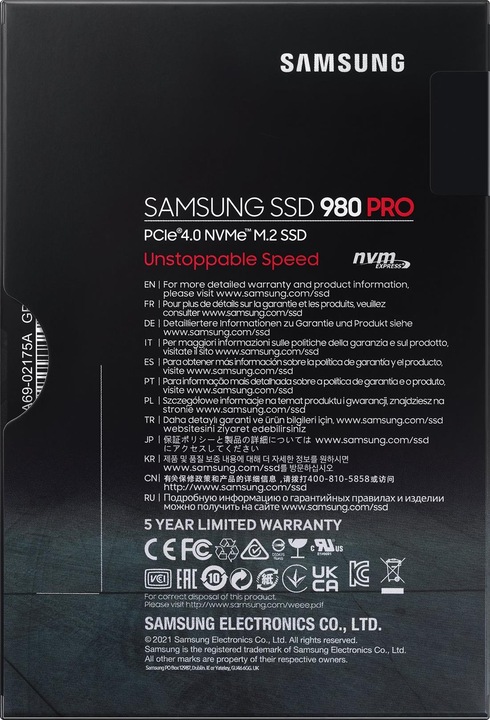 Actual product image Samsung 980 Pro (1000 GB, M.2 2280)