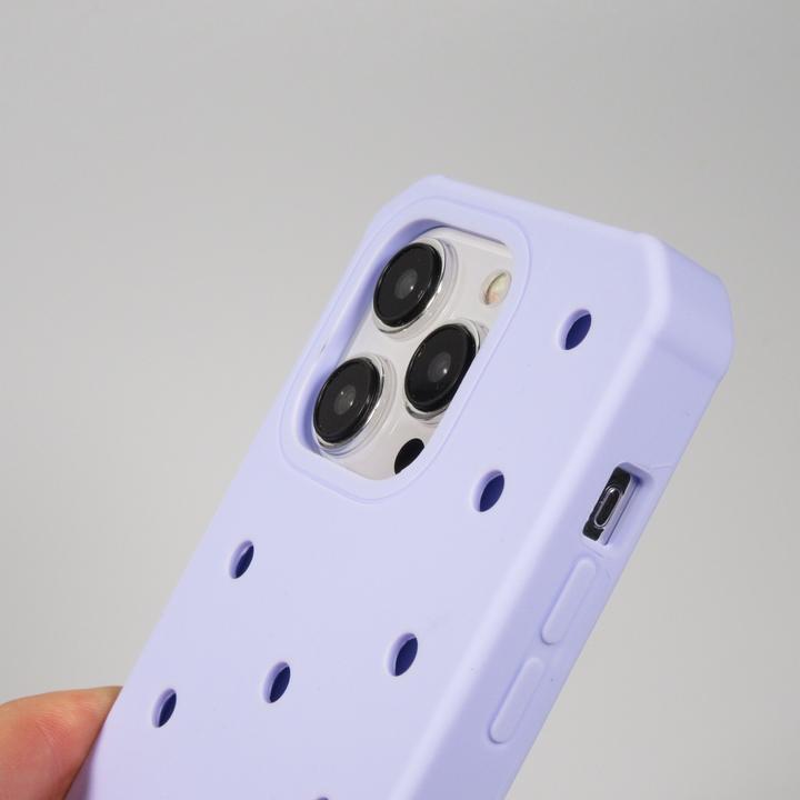 Image du produit PhoneLook Coque Case épais en silicone avec des trous pour les stickers à fixer clair (Apple iPhone 15 Pro)