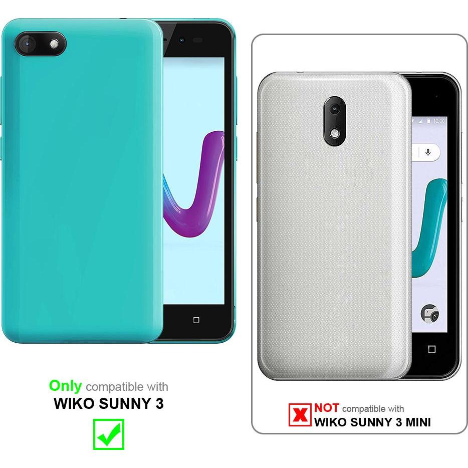 Cadorabo Universale Schutzhülle für WIKO SUNNY Tasche mit Gürtelclip (Wiko Sunny), Smartphone Hülle, Schwarz