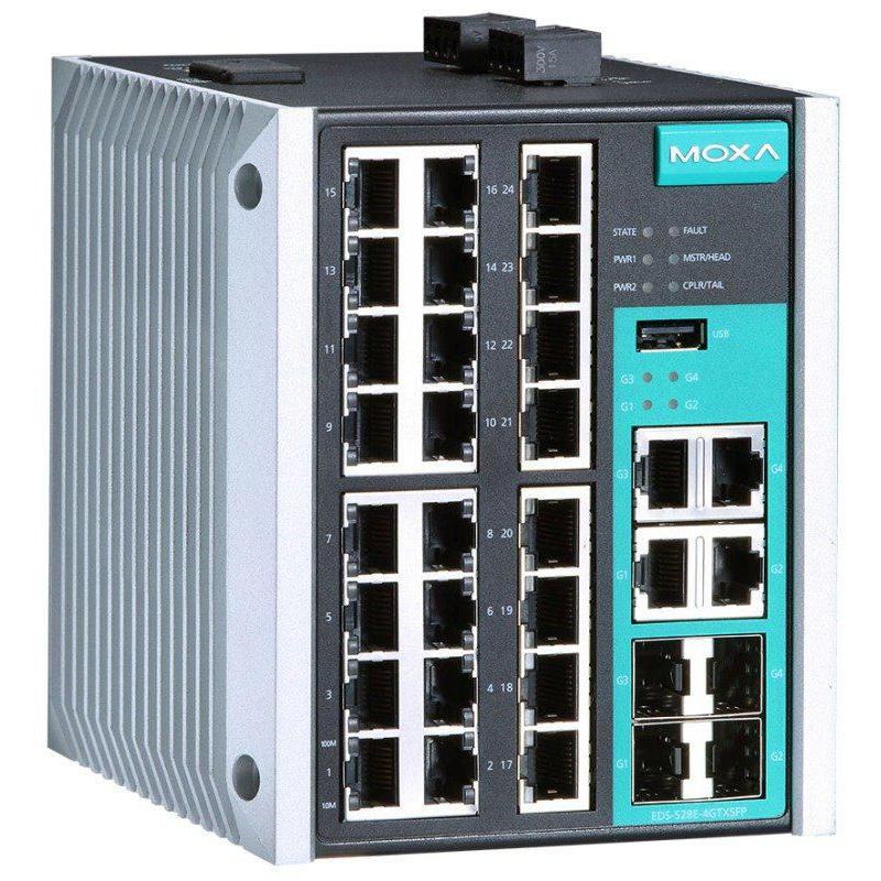 Moxa Industrial Managed Redundant E, Netzwerkadapter