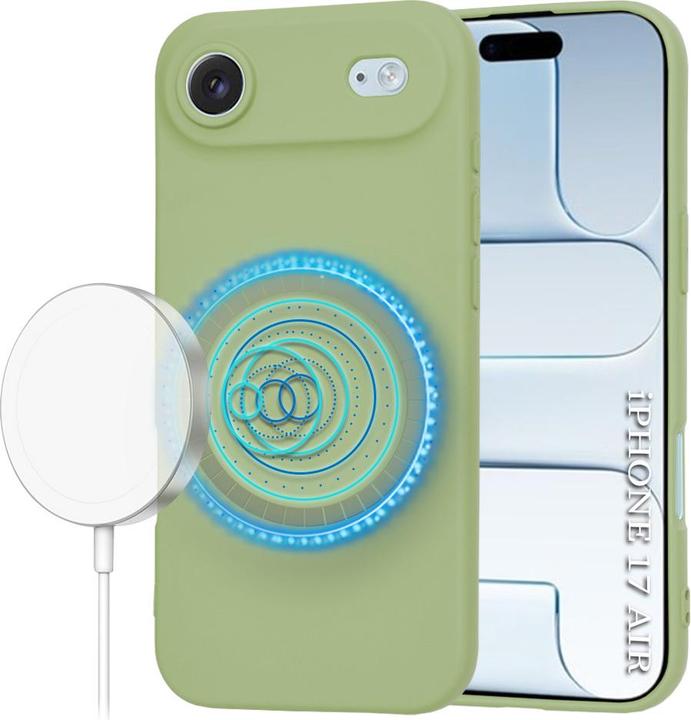 Actual product image Techsuit - SoftFlex MagSafe - iPhone 17 Air - Matcha (Apple iPhone 17 Pro)