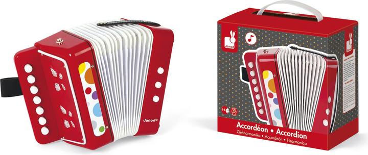 Immagine prodotto Janod Fisarmonica dei coriandoli (Inglese, Spagnolo, Francese, Italiano, Tedesco)