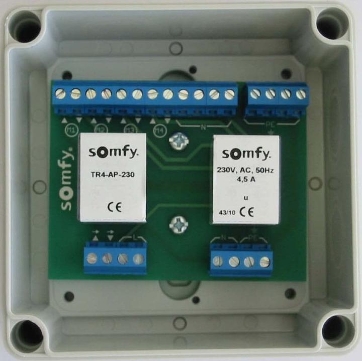 Actual product image somfy Isolating relay TR4-AP-230 1822293