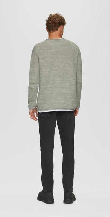 Immagine prodotto S.Oliver Strickpullover Melierter Strickpullover mit Layering-Detail (S)