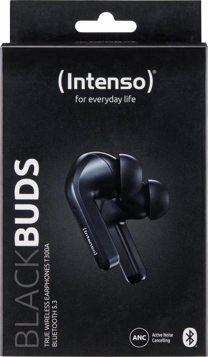 Produktbild Intenso Black Buds T300A (ANC, 35 h, Kabellos)