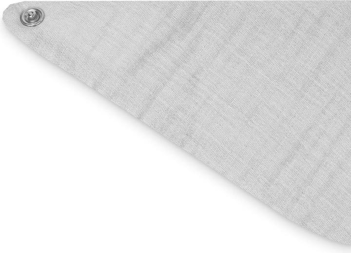 Actual product image Julius Zöllner Muslin scarf, grey (20 cm, 20 cm)