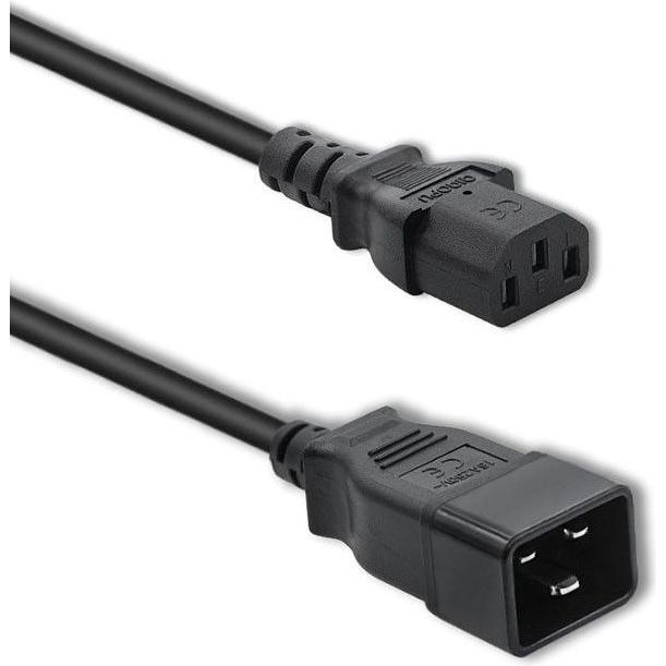 Qoltec 53991 AC power cable for U (1.20 m), Stromkabel