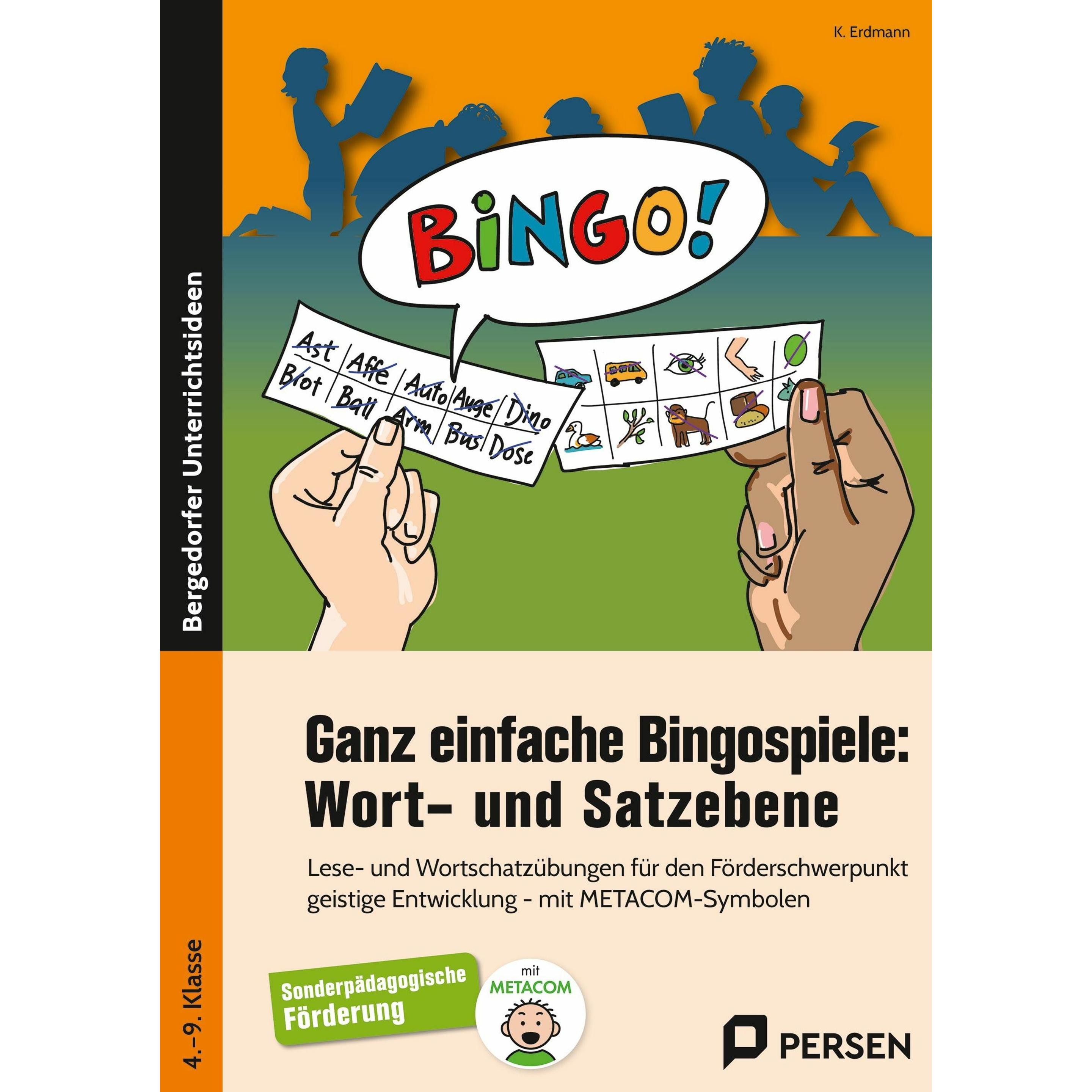 Ganz einfache Bingospiele: Wort- und Satzebene, Schulbücher von K. Erdmann