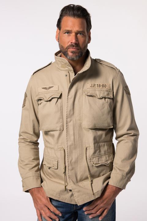 Immagine prodotto JP1880 Giacca sahariana in cotone con applicazioni e look vintage, fino alla tg. 8XL (8XL)