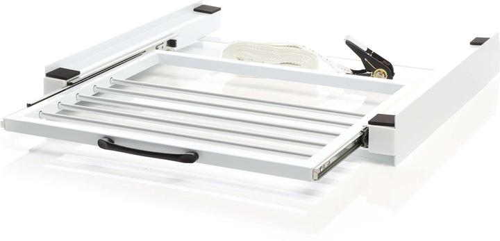 Actual product image Wiltec Intermediate installation frame Towel holder Connecting frame Dryer Washing machine