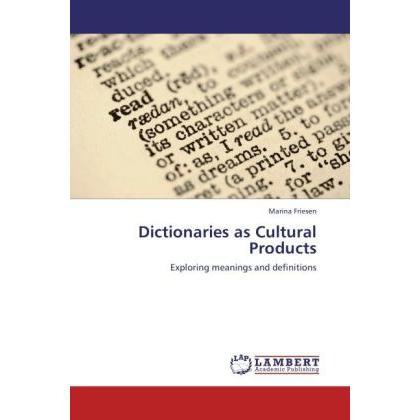 Dictionaries as Cultural Products, Fachbücher