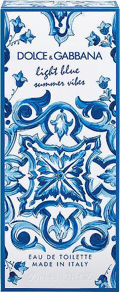 Immagine prodotto Dolce & Gabbana Light Blue Summer Vibes Eau de Toilette 50ml (Eau de toilette, 50 ml)
