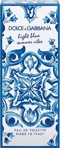 Produktbild Dolce & Gabbana Light Blue Summer Vibes Eau de Toilette 50ml (Eau de Toilette, 50 ml)