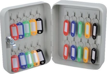 Actual product image Office Depot Key cabinet 160 mm x 200 mm 20 hooks