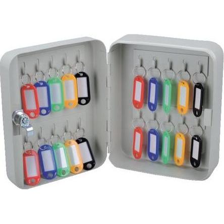 Office Depot, Schlüsseltresor + Schlüsselschrank, Schlüsselschrank 160 mm x 200 mm 20 Haken