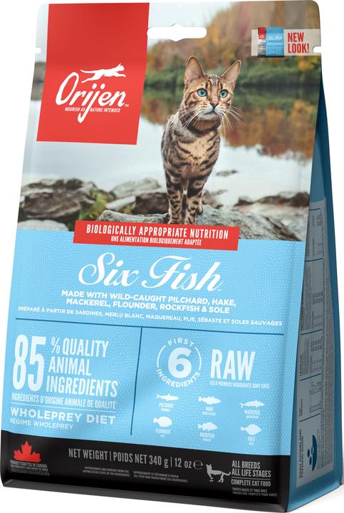 Actual product image Orijen Six Fish (Adult, 4 pcs., 340 g)