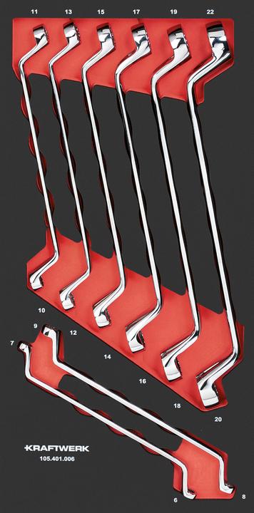 Kraftwerk Set di chiavi a doppio anello con inserto