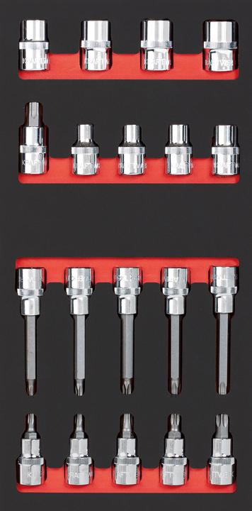 Actual product image Kraftwerk bit socket set TX insert (S insert)