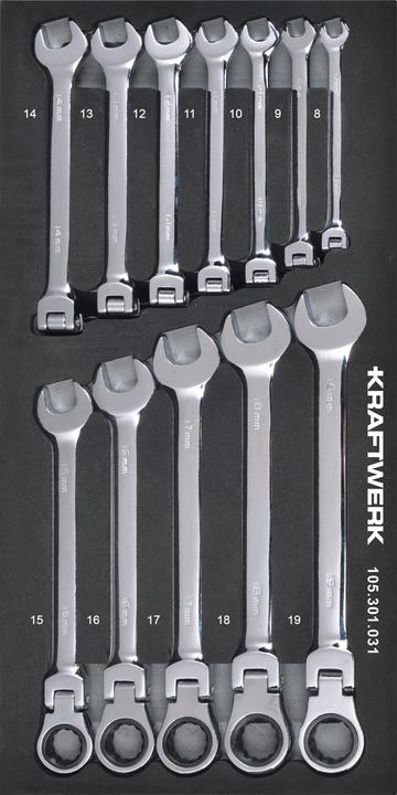 Produktbild Kraftwerk Gelenk-Ring-Ratschen Satz Einlage